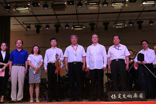 高雅艺术交响乐音乐会走进保定贺阳教育集团两院校