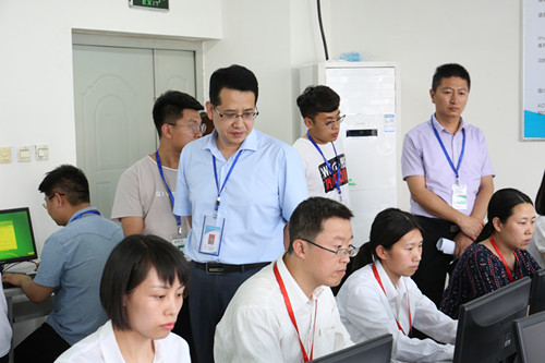 保定贺阳教育集团综合办公室组织行政人员文字录入比赛