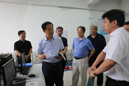 河北省考试院高志良副院长等一行来集团两院检查招生录取工作