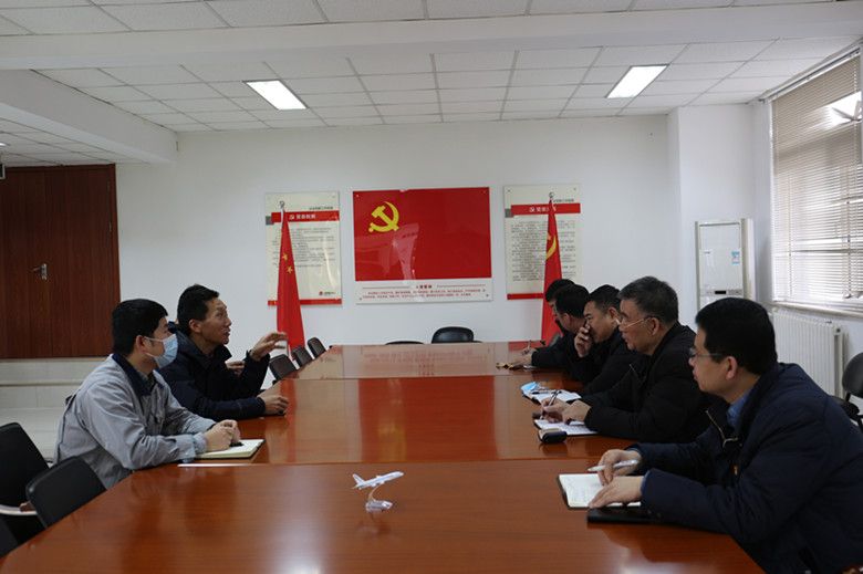 贺阳教育集团党委一行到保定四方三伊电气公司参观企业党建工作