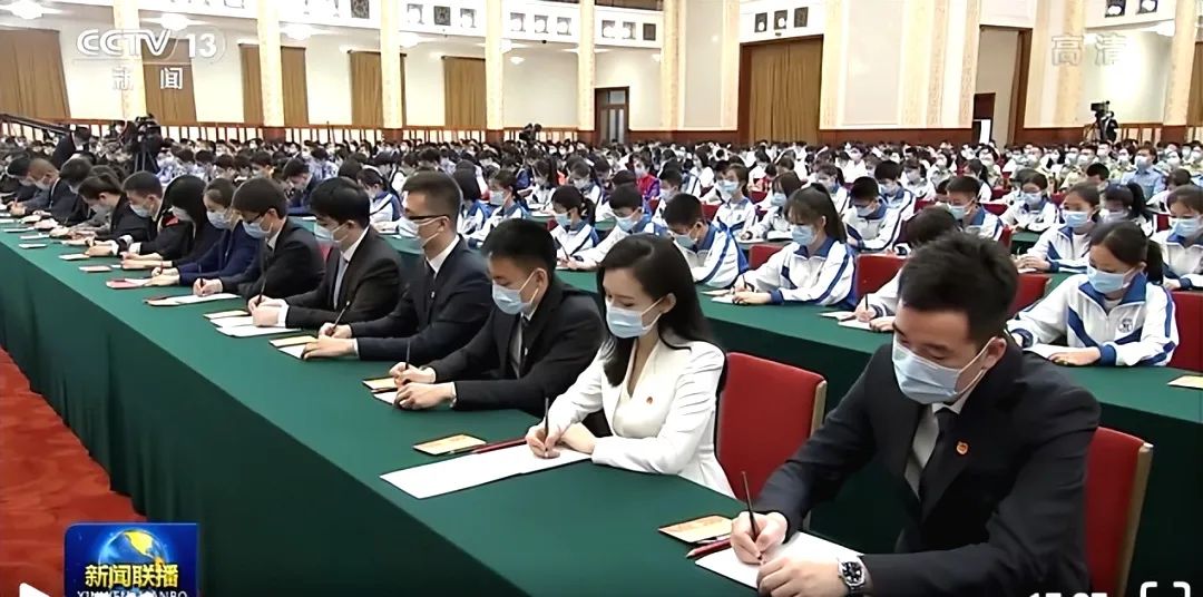 周政阳参加中国共产主义青团成立100周年庆祝大会