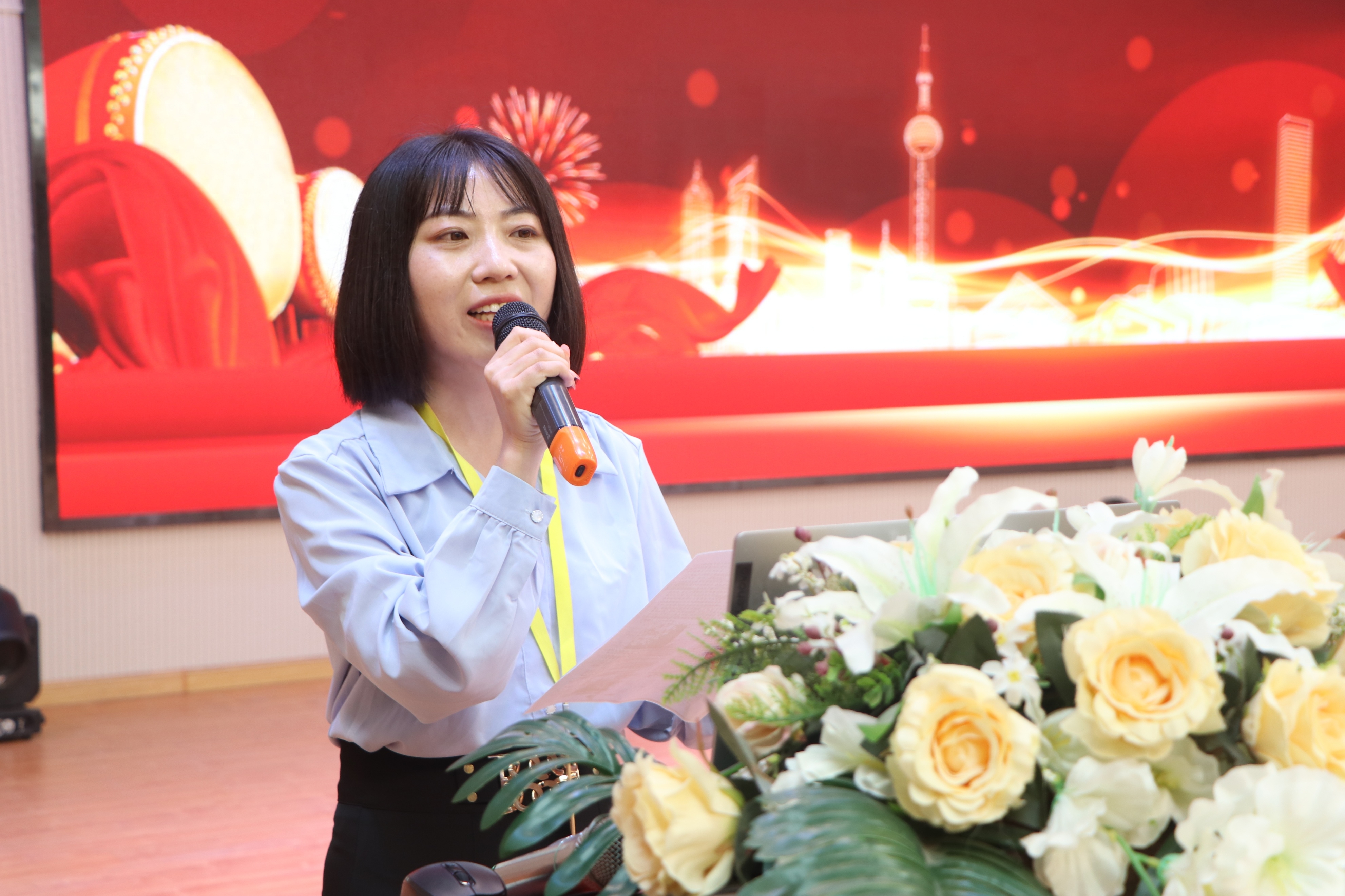 曹妃甸贺阳高级中学召开年度第一学期开学典礼暨家长见面会