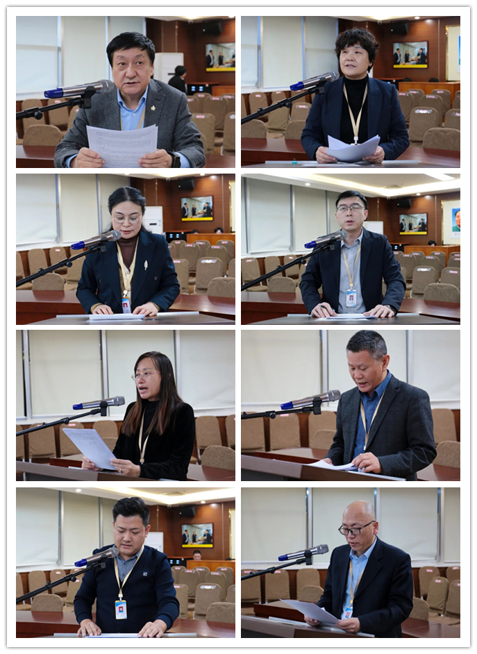 贺阳教育集团召开2023年高层年终述职报告会