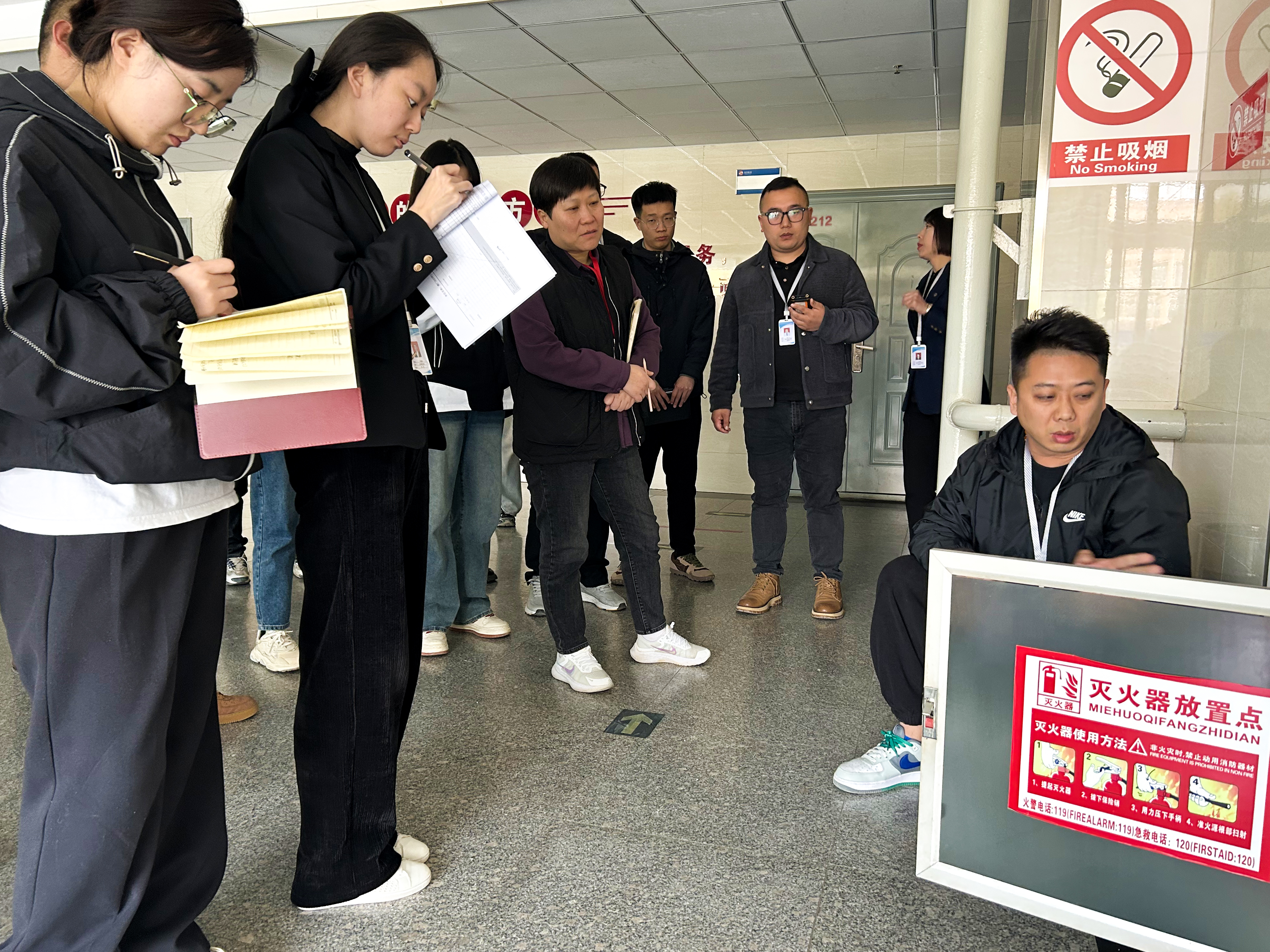 精益管理强意识 防患未“燃”保安全——贺阳教育集团组织消防设施点检培训